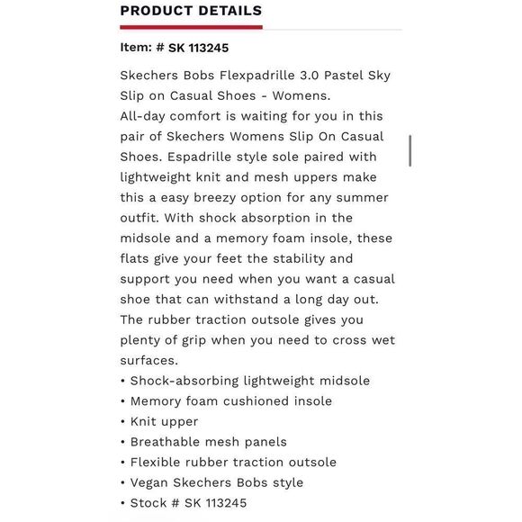 BOBS SKECHERS White Slip On Sneakers 9 - Picture 10 of 10